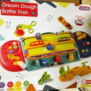 Color Dough Haircut Play Set for Kids, Hair Salon Barber Shop Pretend Play Toys